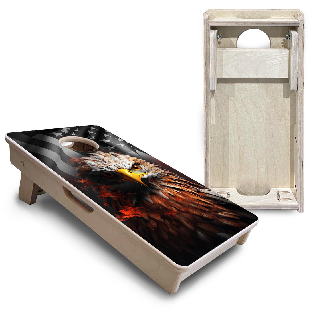 Fire Eagle - Mini or Vacation Size Cornhole Boards