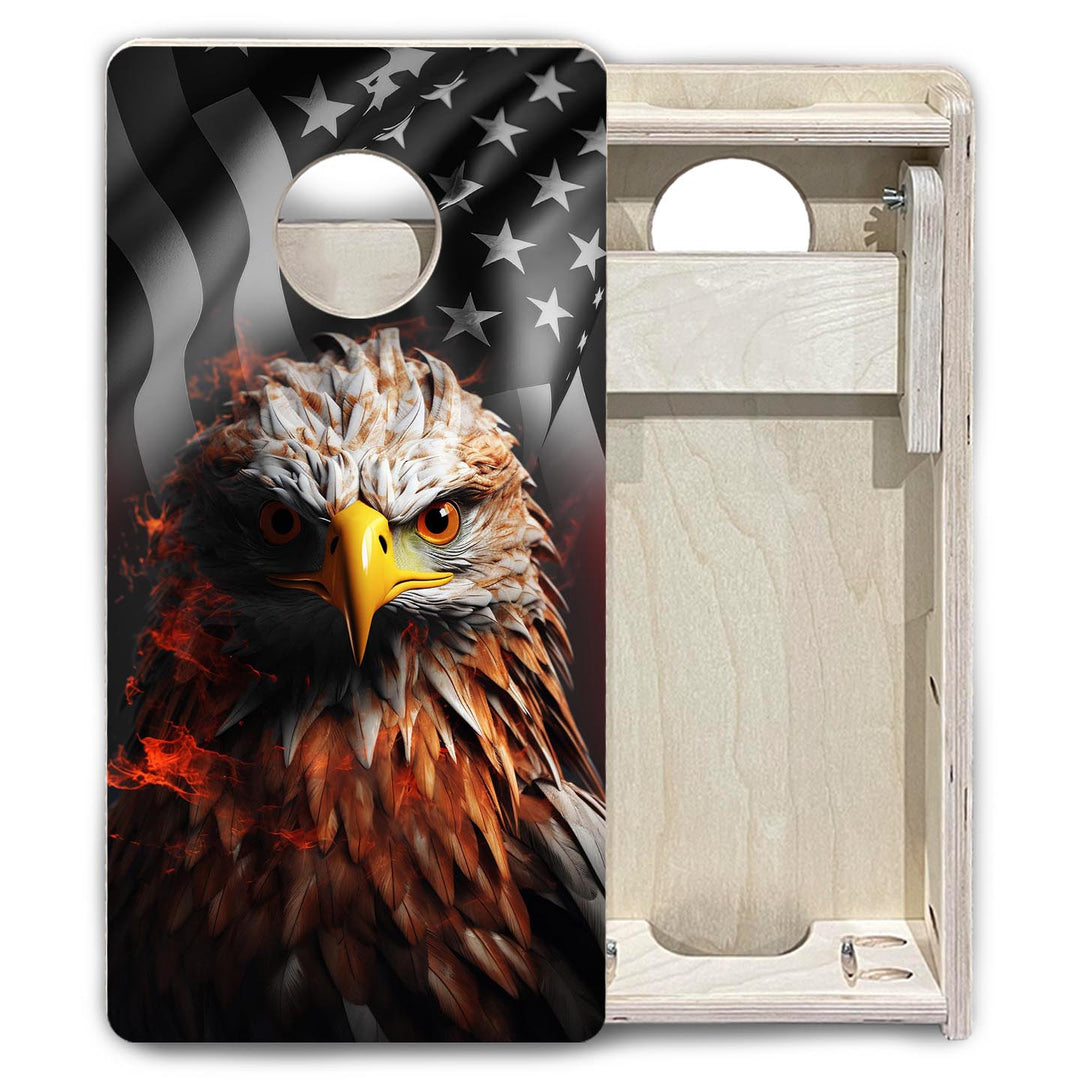 Fire Eagle - Mini or Vacation Size Cornhole Boards