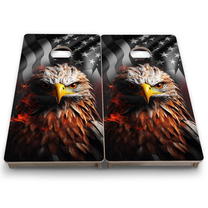 Fire Eagle - Mini or Vacation Size Cornhole Boards
