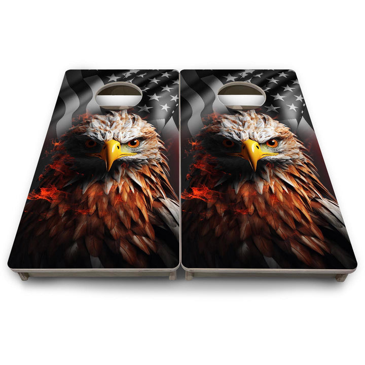 Fire Eagle - Mini or Vacation Size Cornhole Boards