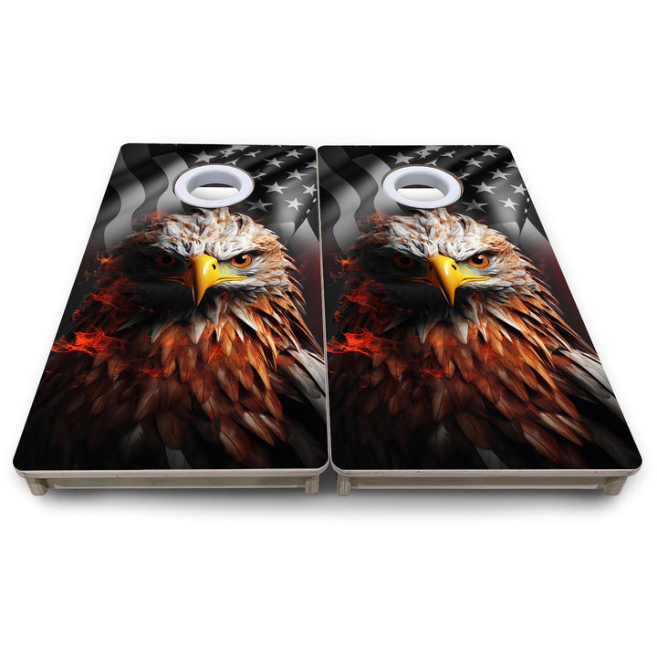 Fire Eagle - Mini or Vacation Size Cornhole Boards
