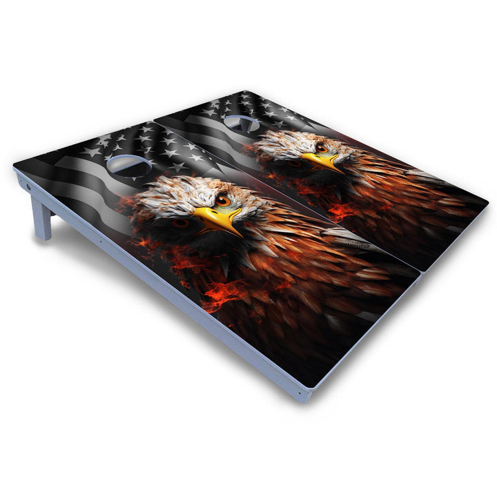 Fire Eagle Cornhole Boards - All Weather Series