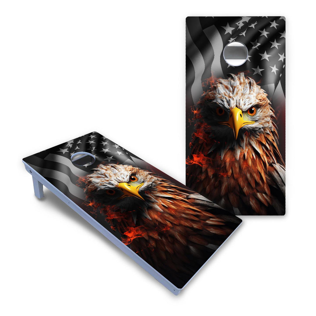 Fire Eagle Cornhole Boards - All Weather Series
