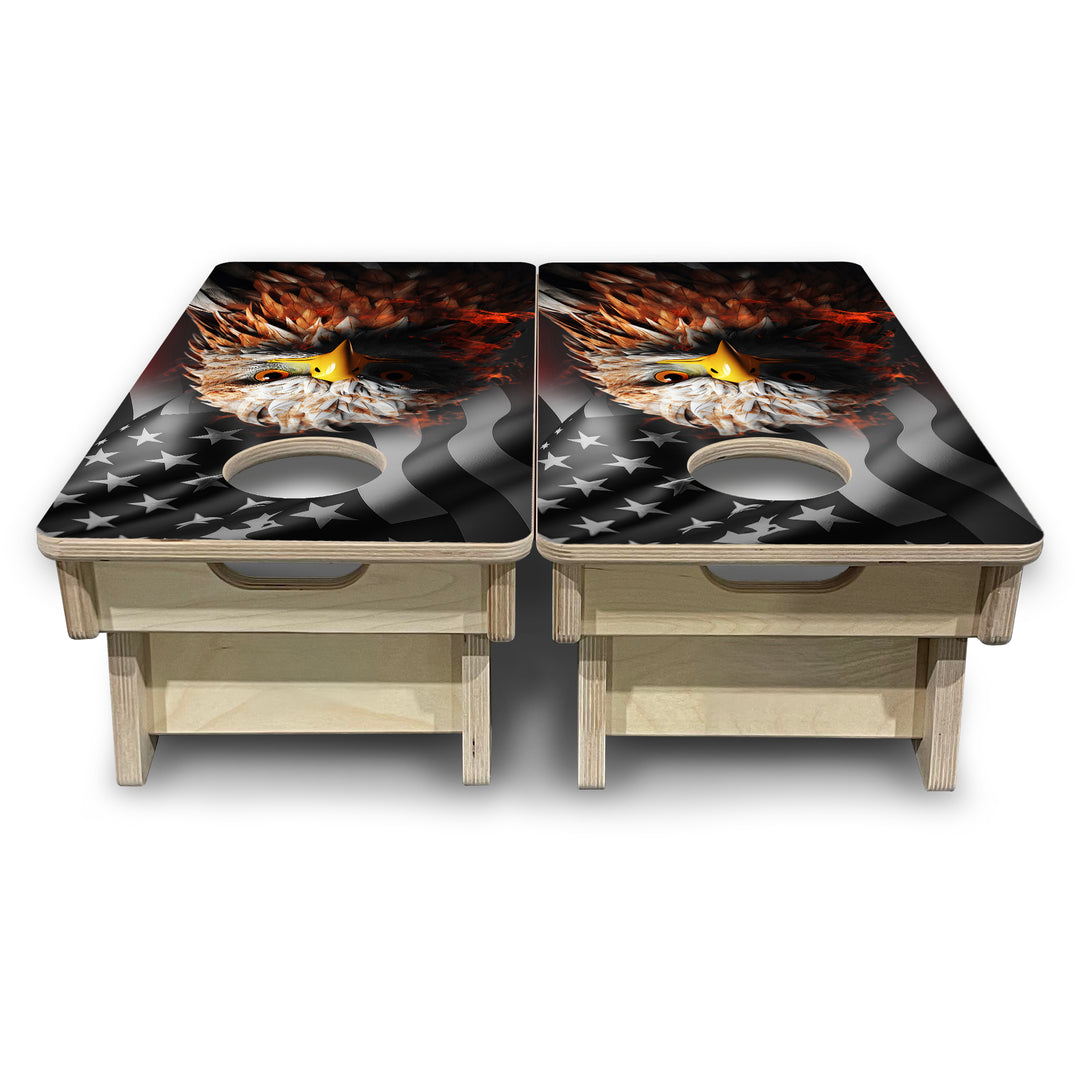 Mini Cornhole Boards - Fire Eagle