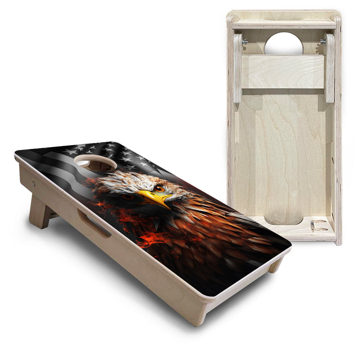 Mini Cornhole Boards - Fire Eagle