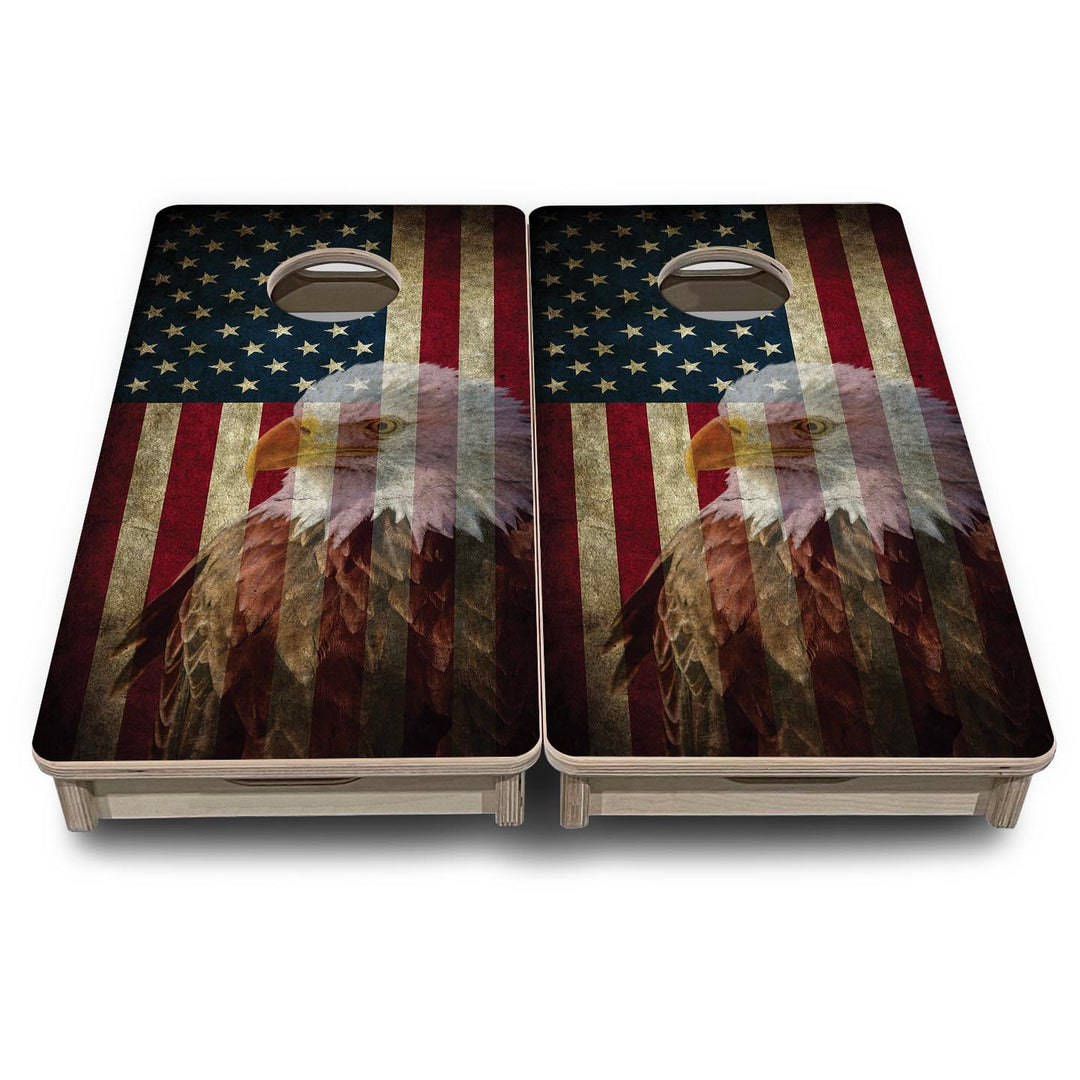 Liberty Eagle - Mini or Vacation Size Cornhole Boards