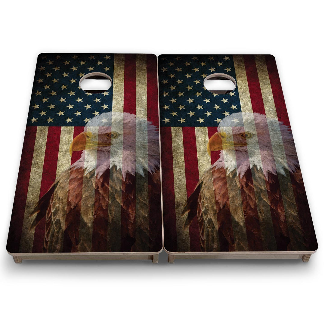 Liberty Eagle - Mini or Vacation Size Cornhole Boards