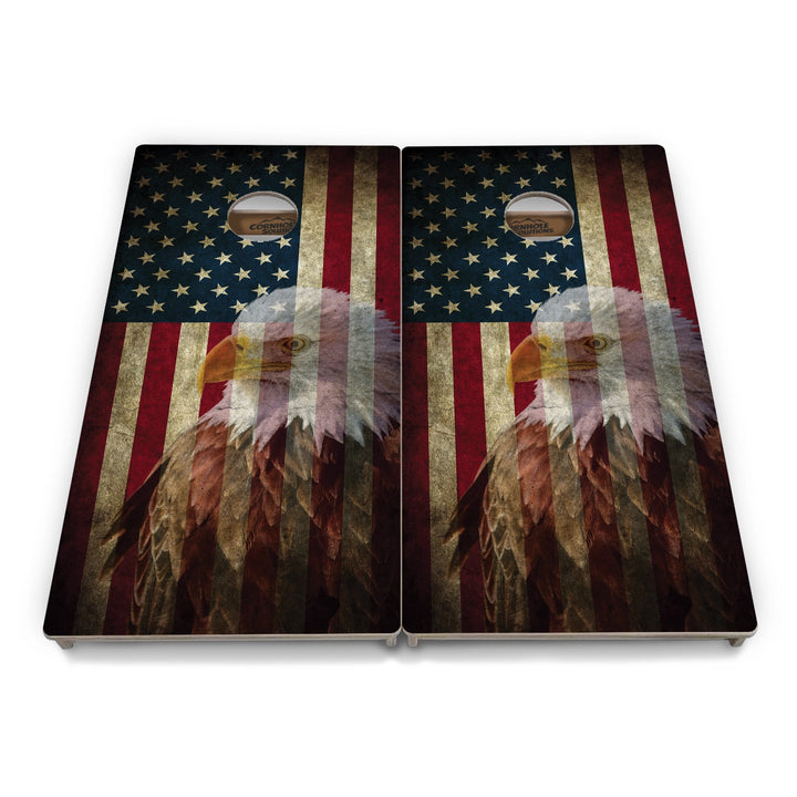 Eagle Flag Collection Cornhole Boards – Tournament Series