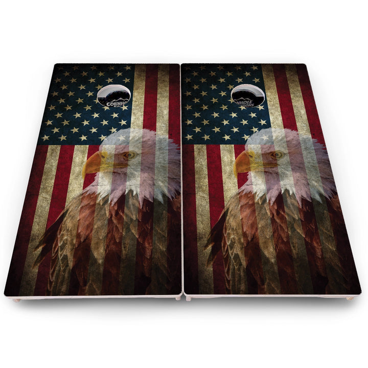 Eagle Flag Cornhole Boards – Pro Lite or Pro Elite