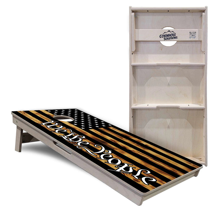 WTP Rustic Flag Cornhole Boards – Tournament Series