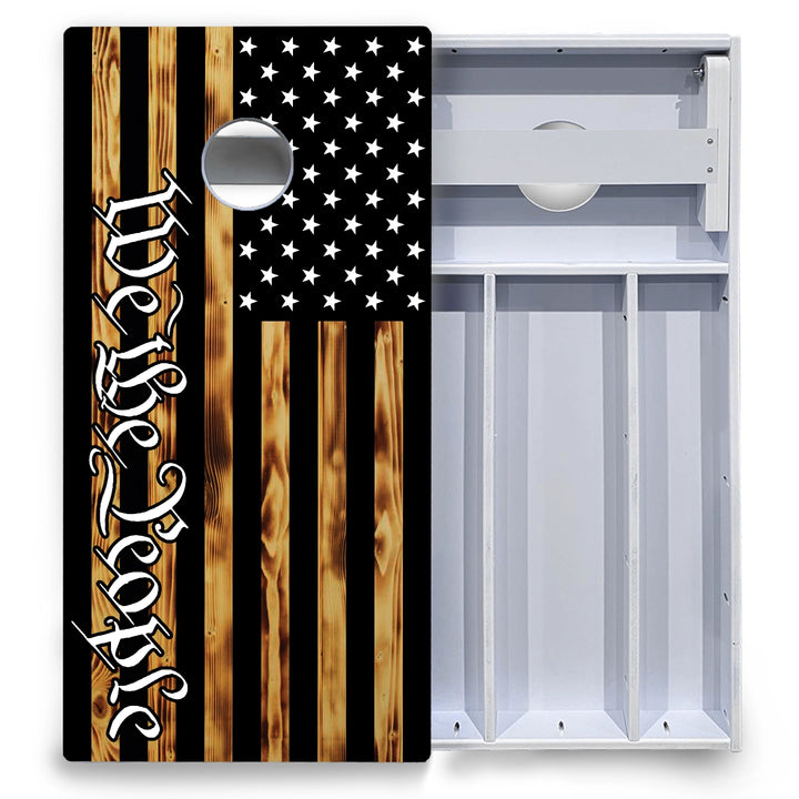 We The People USA Flag Cornhole Boards - All Weather Series