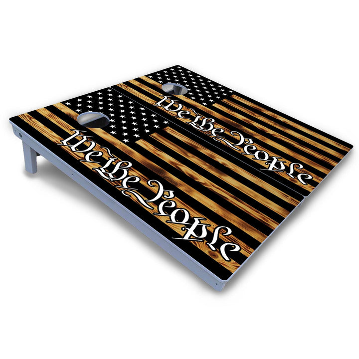 We The People USA Flag Cornhole Boards - All Weather Series