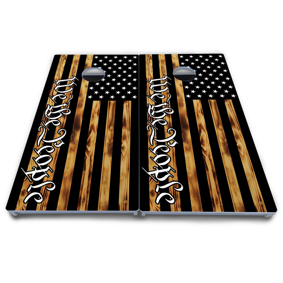 We The People USA Flag Cornhole Boards - All Weather Series