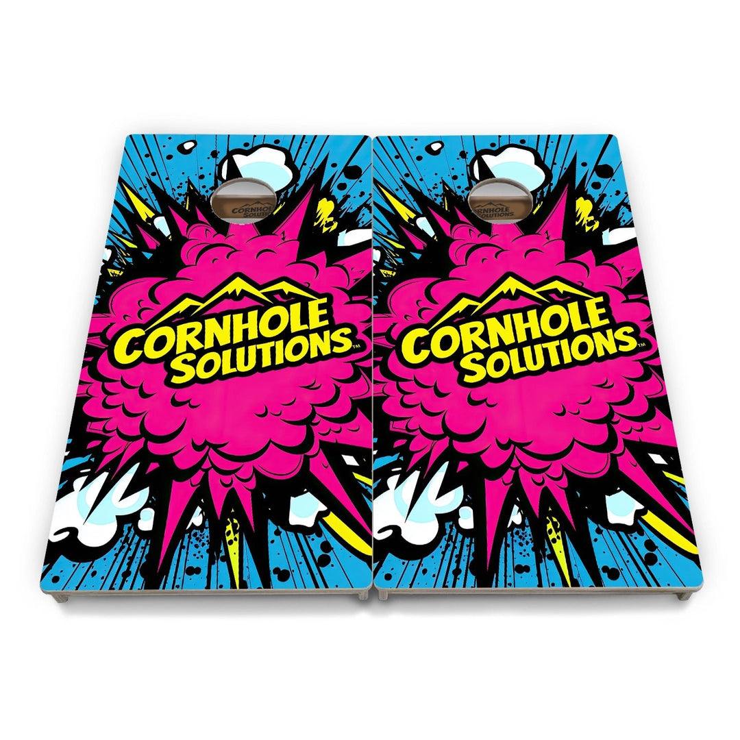Comic Explosion Cornhole Boards – Tournament Series
