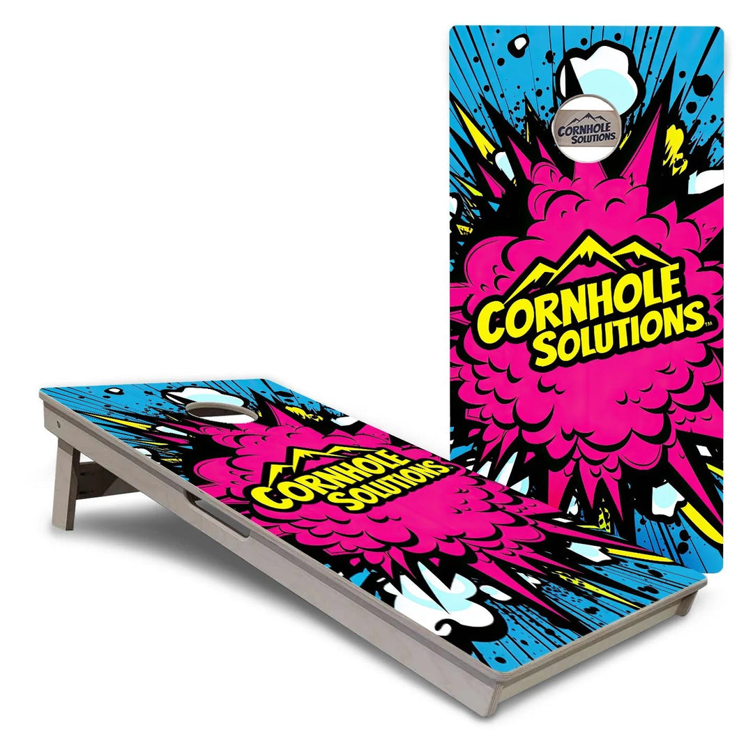 Comic Explosion Cornhole Boards – Tournament Series