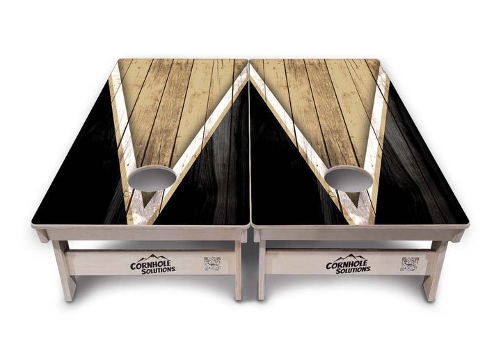 Team Color Triangle Cornhole Boards - Professional Tournament Series