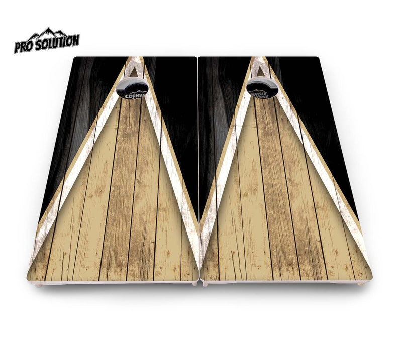 Pro Solution Boards - Beige/Black Triangle Design - Zero Bounce! Zero Movement! Panels for added Weight & Stability! Double Legs with Circle Brace Airmail Blocker! Boards Weigh approx. 45lbs per Board!