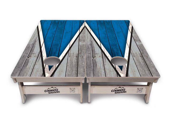 Team Color Triangle Cornhole Boards - Professional Tournament Series