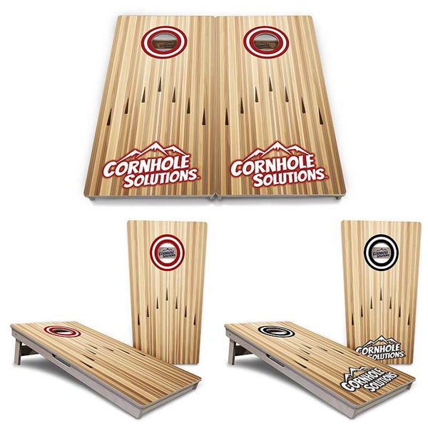 Tournament Boards - Bowling Design Options - Professional Tournament 2'x4' Regulation Cornhole Set - 3/4″ Baltic Birch + UV Direct Print + UV Clear Coat