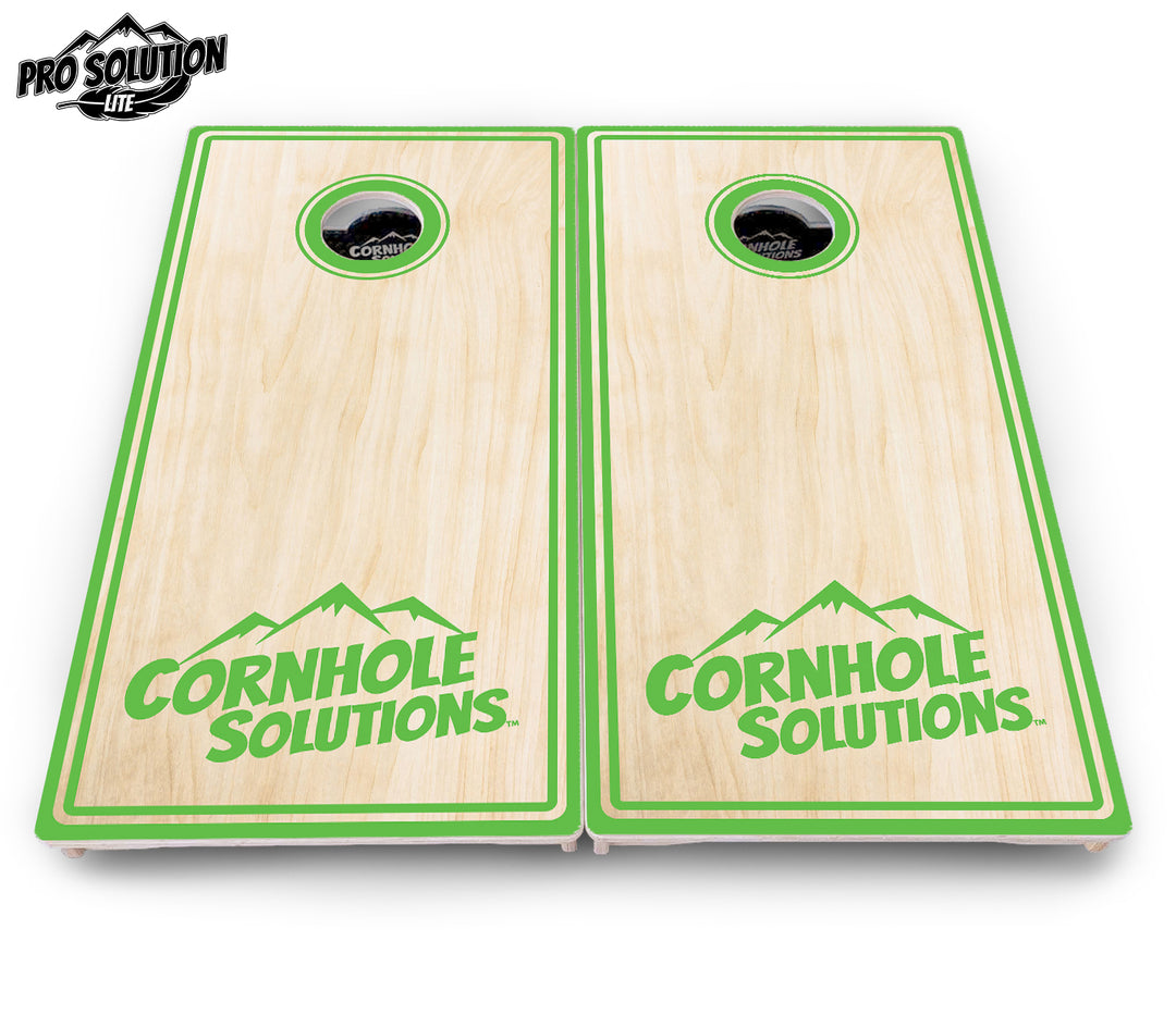 Pinstripe CS Logo Cornhole Boards - Pro Solution Lite Series