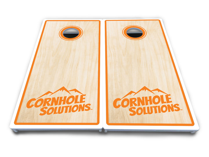 Pinstripe CS Logo Cornhole Boards - All Weather Series