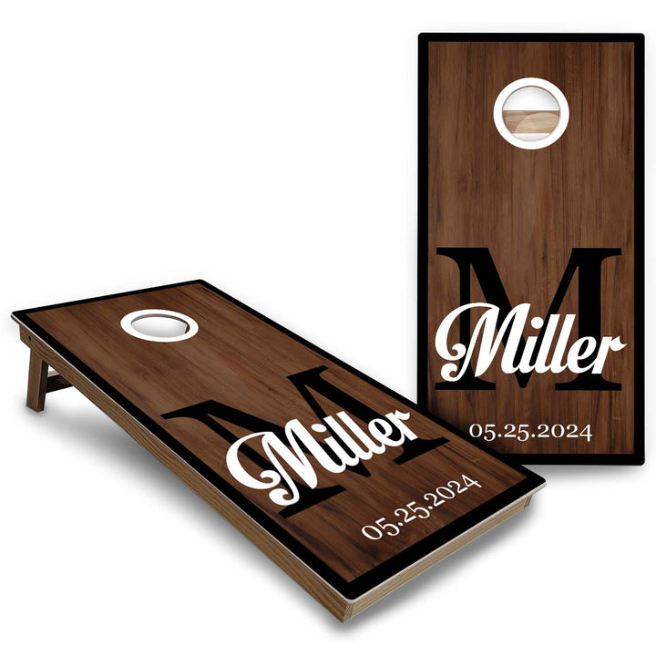Wedding Cornhole Boards - Backyard Series