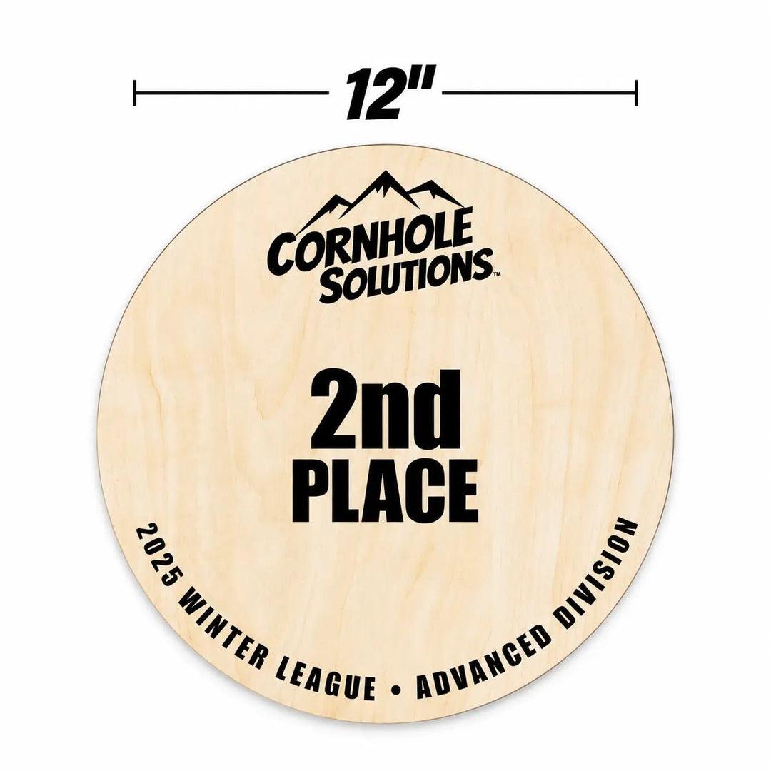 Custom UV Printed Circle Trophy – 8", 12" or 16"