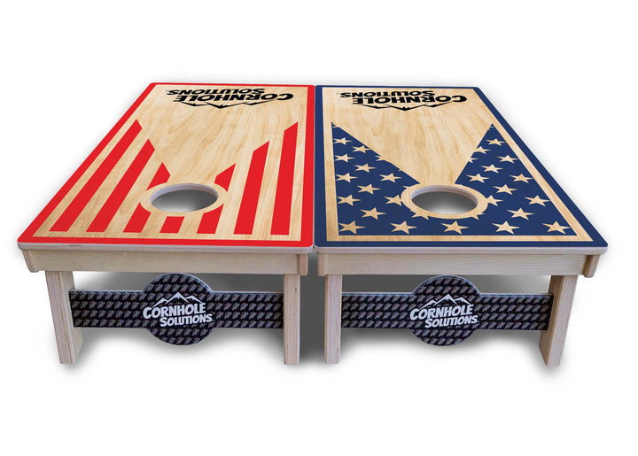 SS Keyhole CS Logo Cornhole Boards - Professional Tournament Series