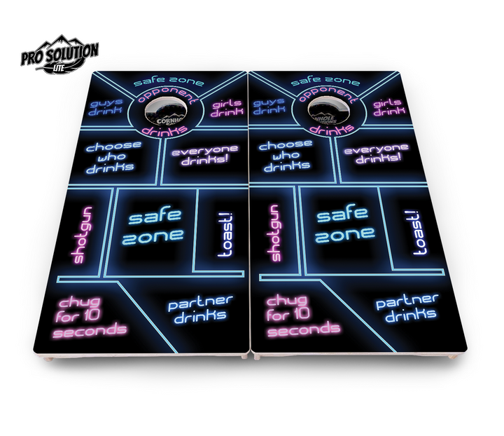 Drinking Game Cornhole Boards - Pro Solution Lite Series