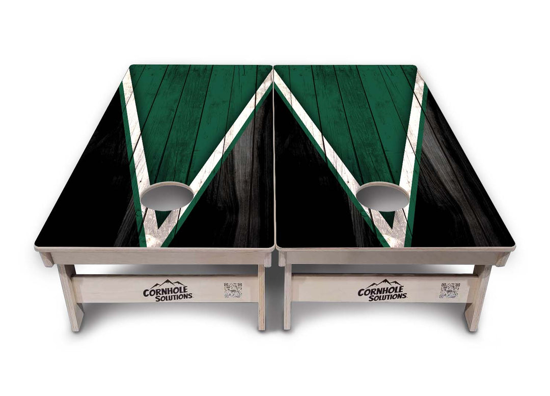 Team Color Triangle Cornhole Boards - Professional Tournament Series