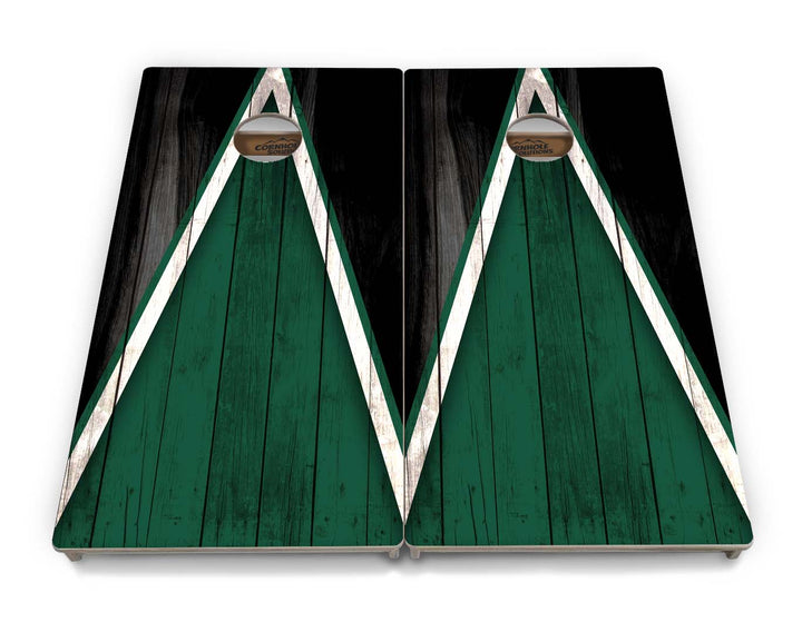 Team Color Triangle Cornhole Boards - Professional Tournament Series
