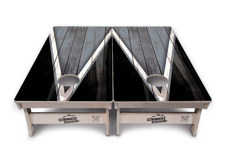 Team Color Triangle Cornhole Boards - Professional Tournament Series