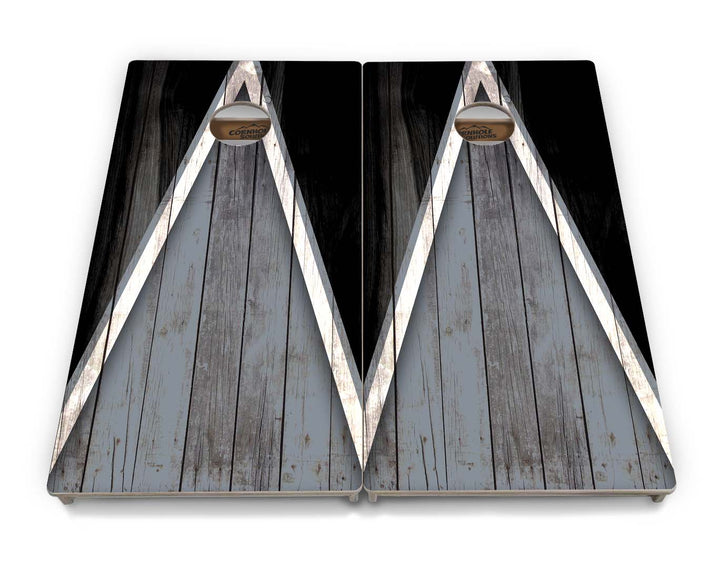 Team Color Triangle Cornhole Boards - Professional Tournament Series