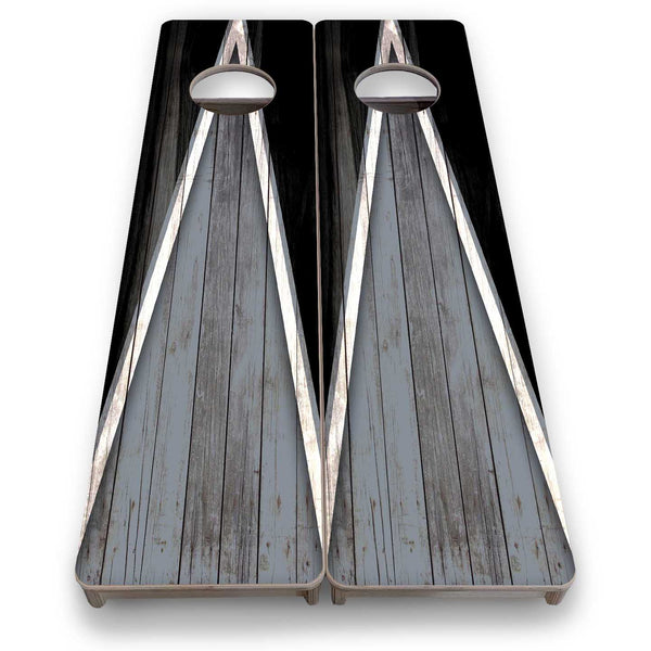 Training Skinny Boards - Sports Theme - Black & Grey