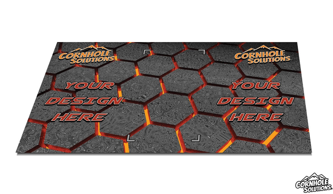 Custom Cornhole Pitching Mats (2 mats, 5'x8')