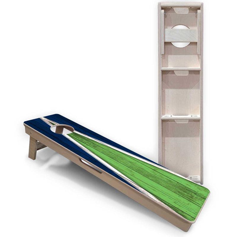Training Skinny Boards - Sports Theme - Lime & Navy