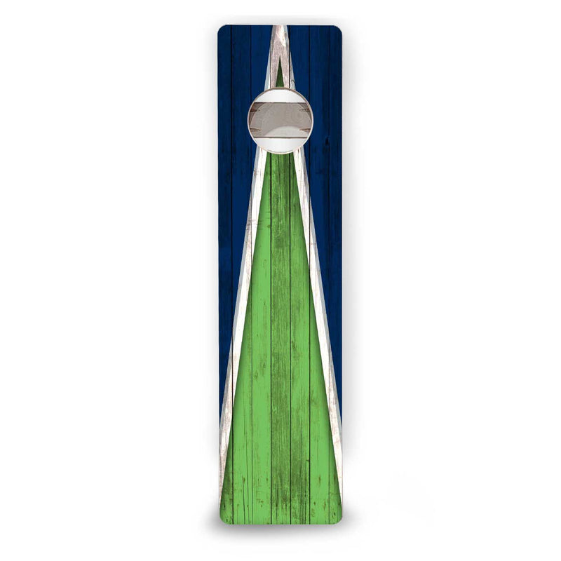 Training Skinny Boards - Sports Theme - Lime & Navy