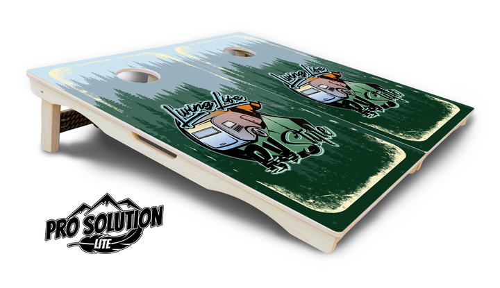 Living Life RV Style Cornhole Boards - Pro Solution Lite Series