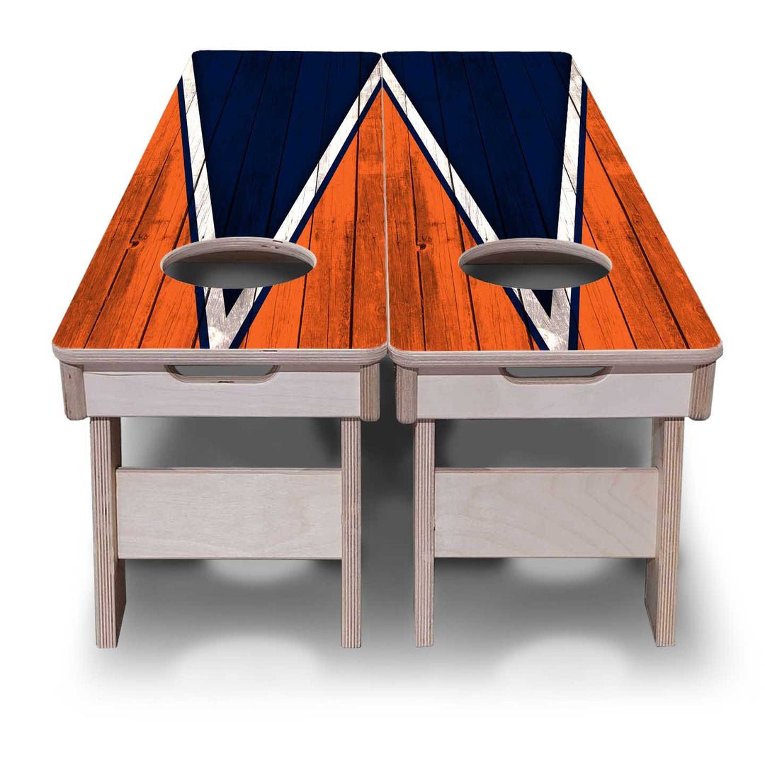 Training Skinny Boards - Sports Theme - Navy & Orange