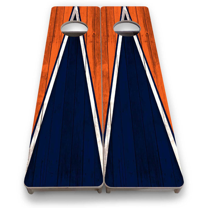 Training Skinny Boards - Sports Theme - Navy & Orange