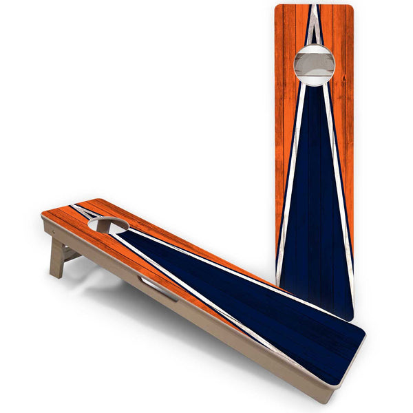 Training Skinny Boards - Sports Theme - Navy & Orange