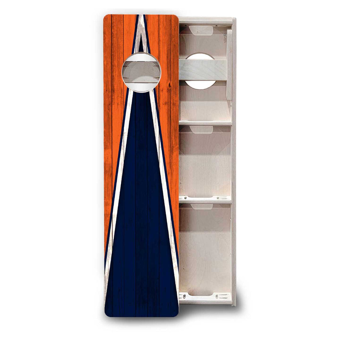 Training Skinny Boards - Sports Theme - Navy & Orange