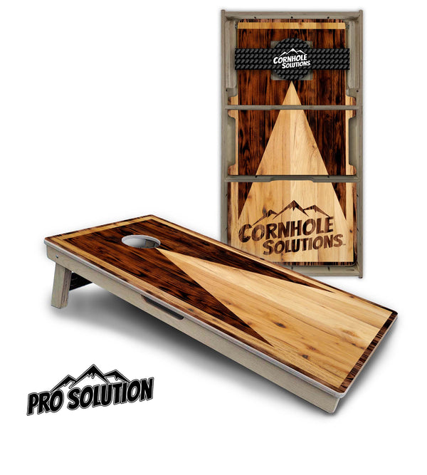 Pro Solution Boards - Wooden Triangle Design Options - Zero Bounce! Zero Movement! Panels for added Weight & Stability! Double Legs with Circle Brace Airmail Blocker! Boards Weigh approx. 45lbs per Board!