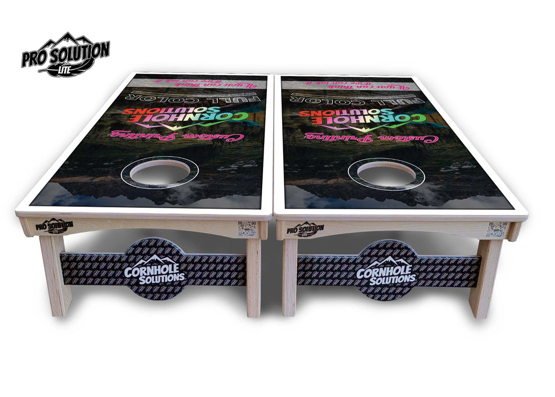 Custom Cornhole Boards - Pro Solution Lite Series