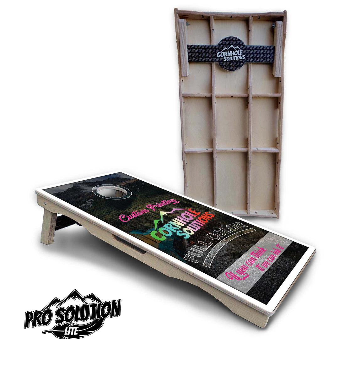 Custom Cornhole Boards - Pro Solution Lite Series