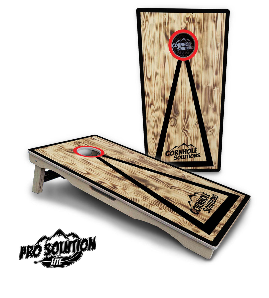 Burnt Triangle Cornhole Boards - Pro Solution Lite Series