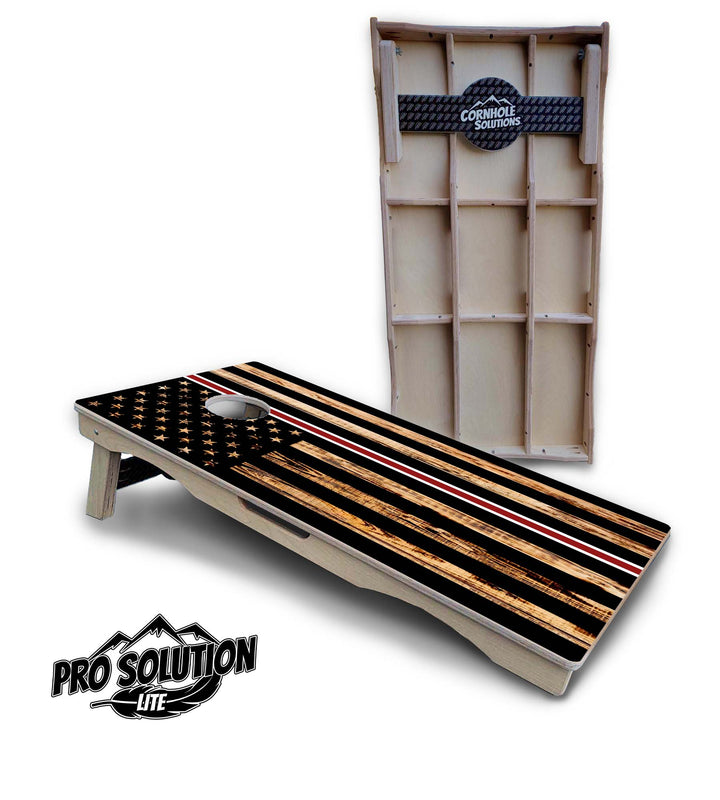 Nurse Thin Line Flag Cornhole Boards - Pro Solution Lite Series