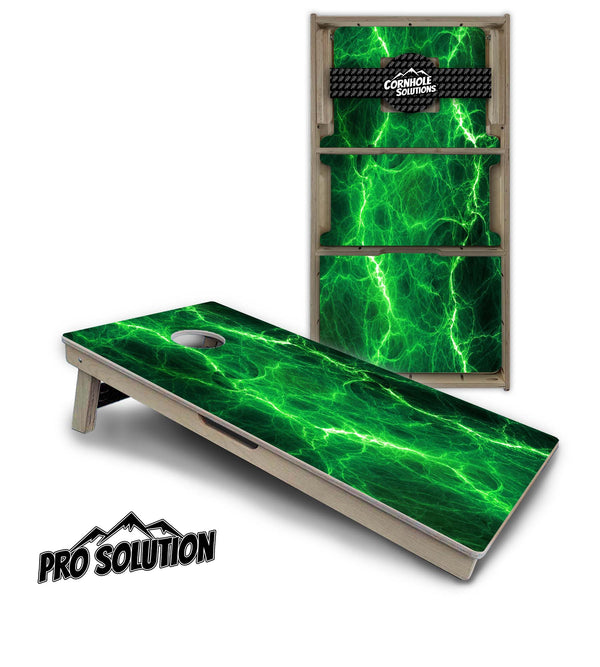 Pro Solution Boards - Green Lightning Design - Zero Bounce! Zero Movement! Panels for added Weight & Stability! Double Legs with Circle Brace Airmail Blocker! Boards Weigh approx. 45lbs per Board!