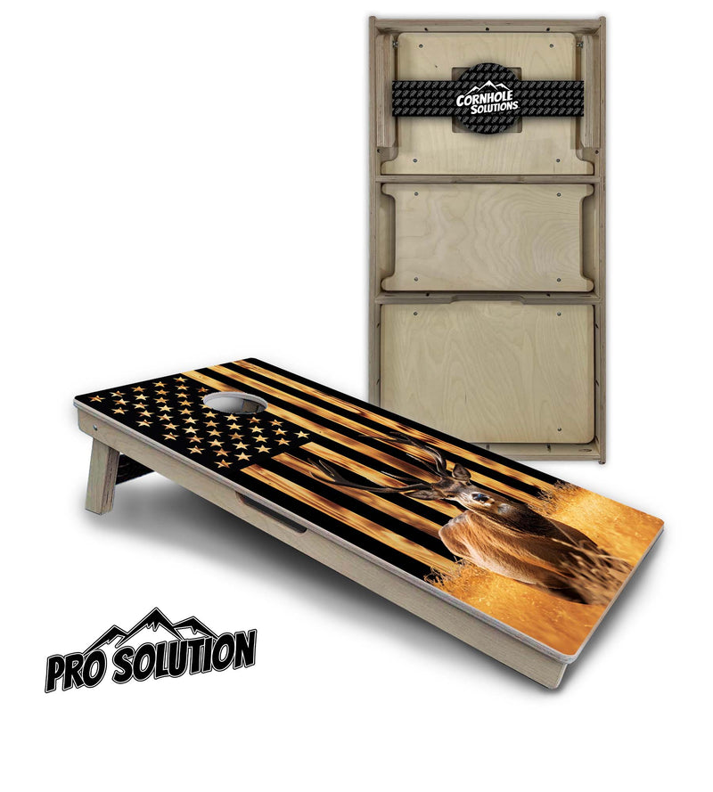 Pro Solution Boards - Colorful Deer & Fish Options - Zero Bounce! Zero Movement! Panels for added Weight & Stability! Double Legs with Circle Brace Airmail Blocker! Boards Weigh approx. 45lbs per Board!