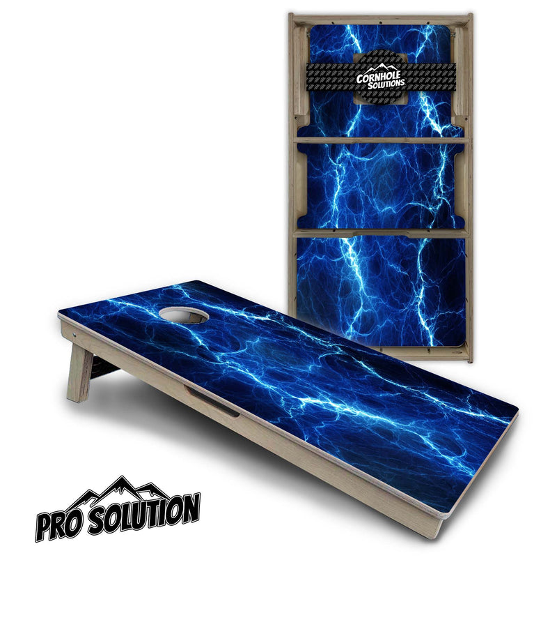 Pro Solution Boards - Blue Lightning Design - Zero Bounce! Zero Movement! Panels for added Weight & Stability! Double Legs with Circle Brace Airmail Blocker! Boards Weigh approx. 45lbs per Board!
